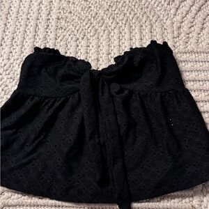 SHEIN Black Lace Blouse